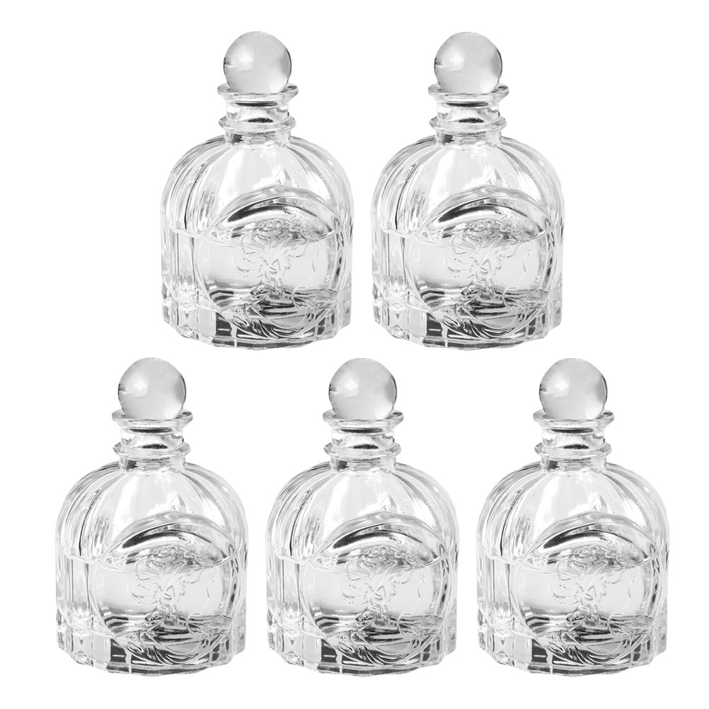 Perfume Fragrance Diffuser - 5Sets Fragrance Bottles Transparent French Style
