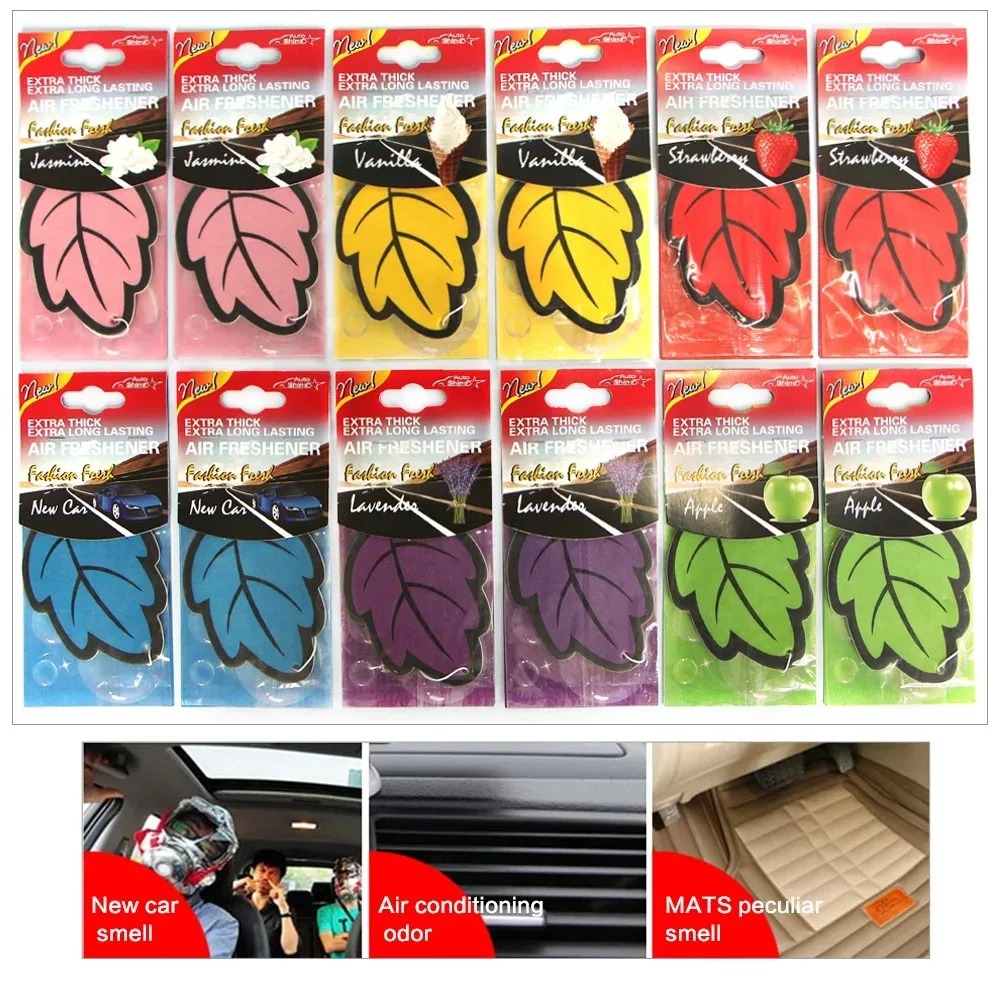Vanilla Perfume Oil - 6PCS Car Air Freshener Natural Scented