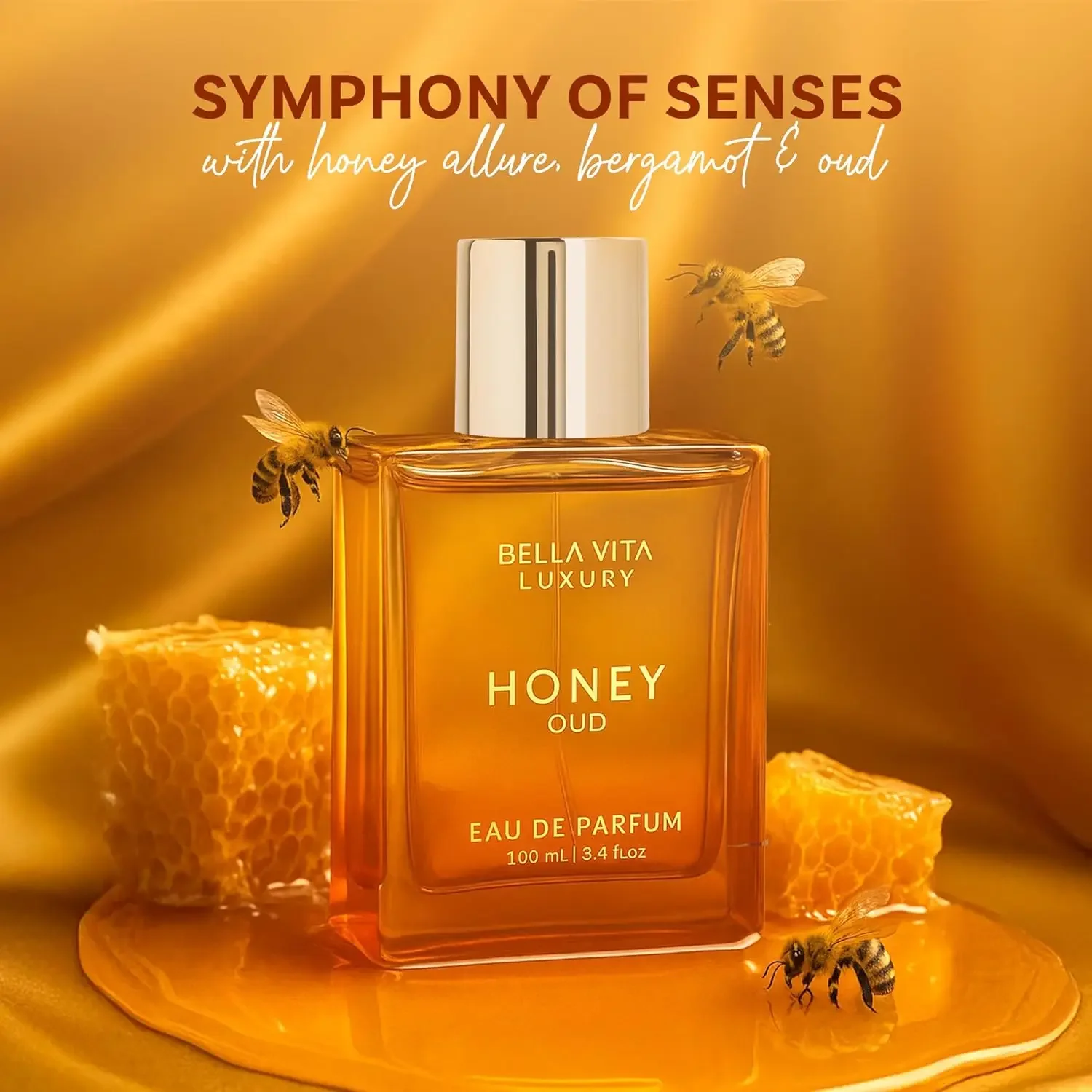 Vanilla Perfume Oil - BellaVita Luxury Honey Oud EDP 3.4oz
