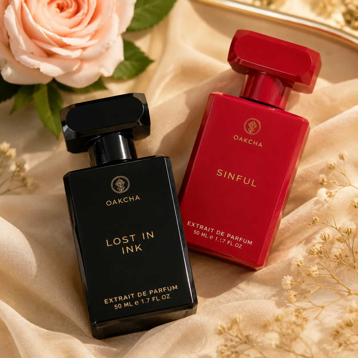 Perfume Fragrance Free - OAKCHA 2PCS Extrait De Parfum Gift
