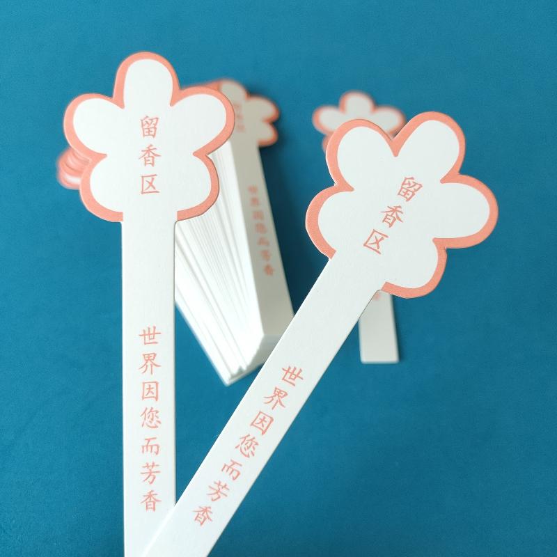 Perfume Fragrance Tester - 10 Sheets Flower Shaped Perfume Test