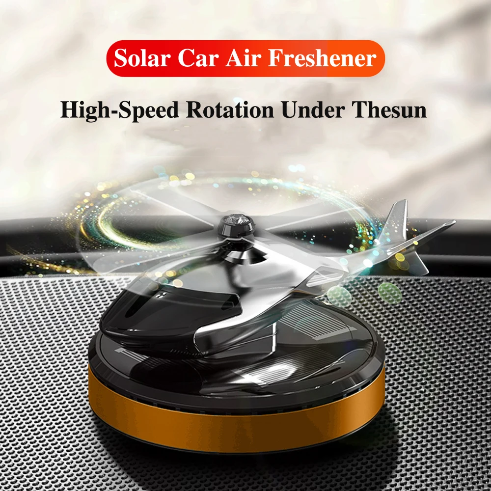 Perfume Fine Fragrance - Solar Car Helicopter Propeller Fragrance Auto