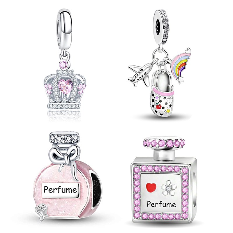 Perfume Fine Fragrance - 925 Sterling Silver Pink Crown Perfume