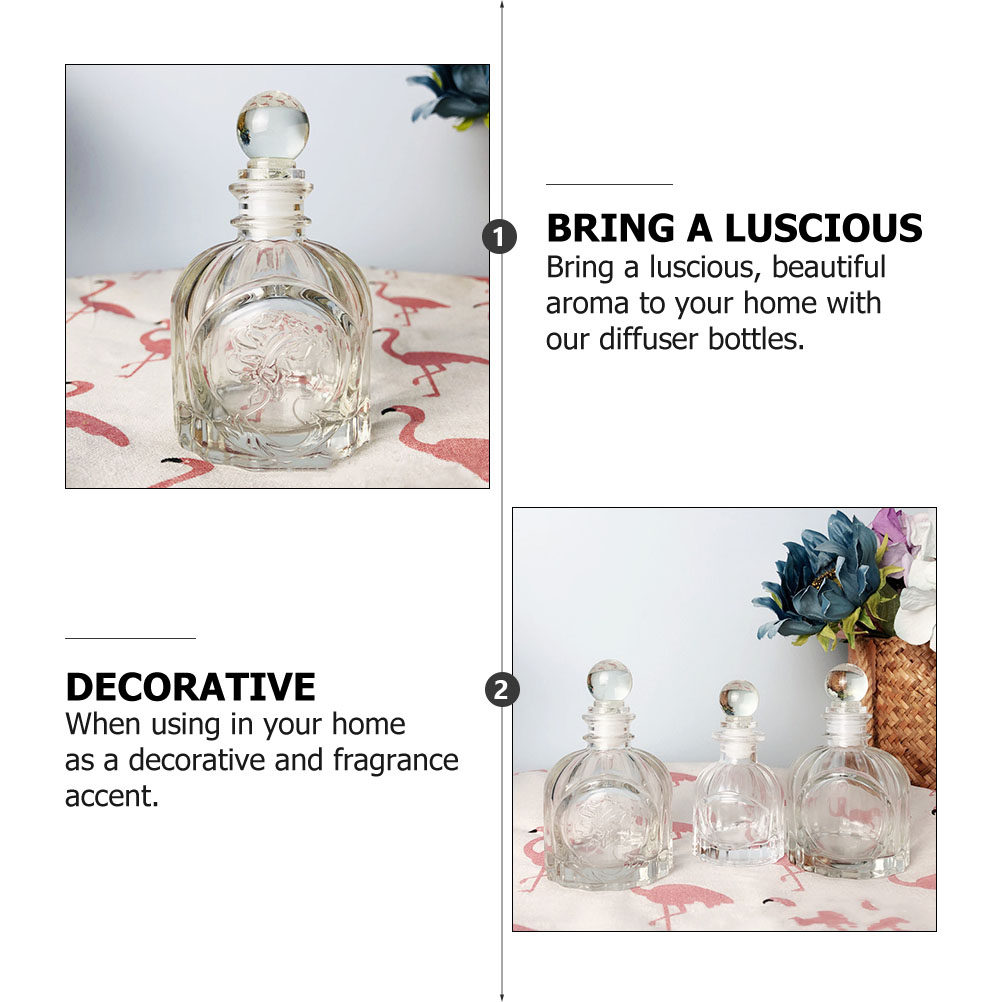 5Sets Fragrance Bottles Transp - Perfume Fragrance Diffuser ulasan dan harga