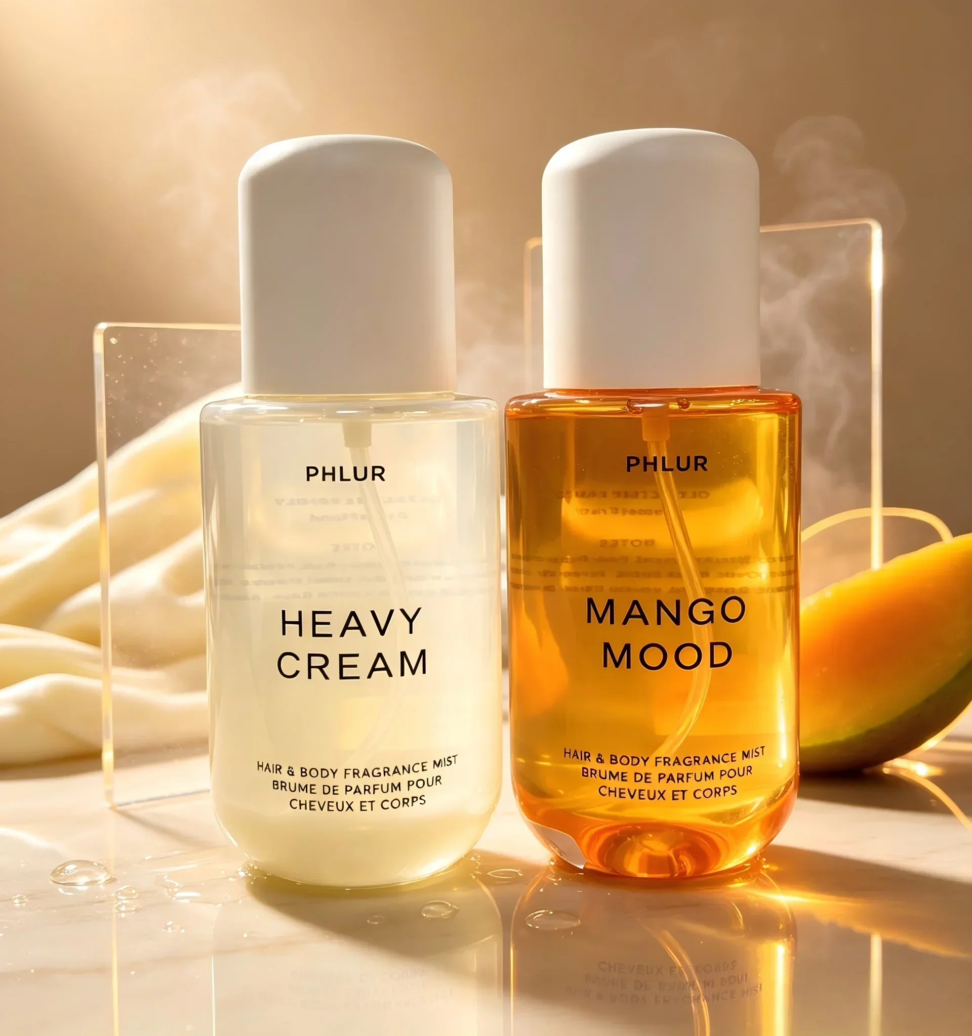 Phlur Heavy Cream + Mango Mood - Perfume Fragrance Hair Spray ulasan dan harga