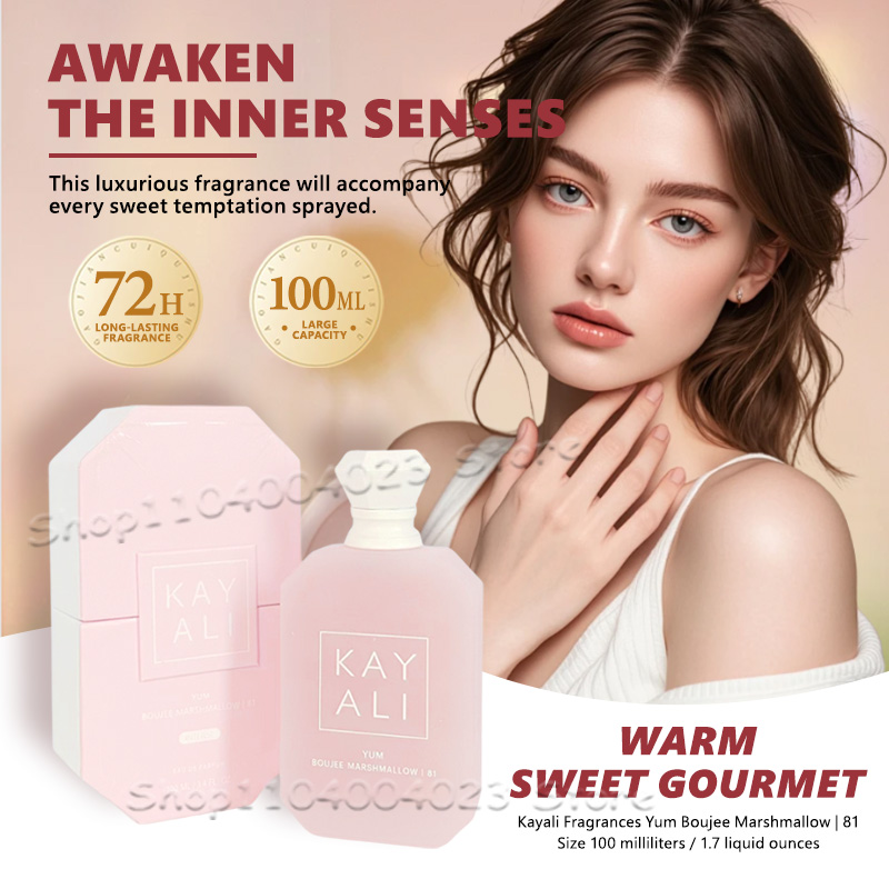 100ML Kayali Yum Boujee Marshm - Vanilla Perfume Oil ulasan dan harga