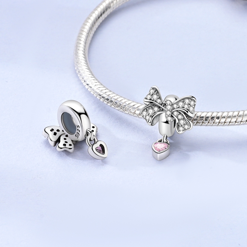 925 Sterling Silver Pink Charm - Perfume Fine Fragrance ulasan dan harga
