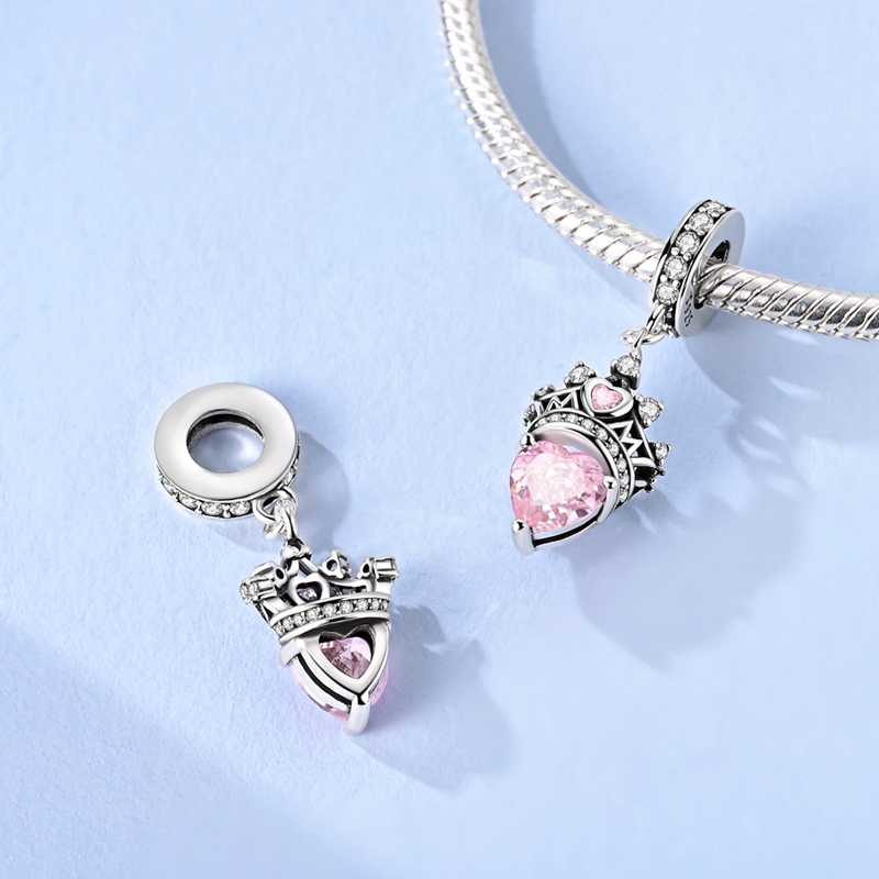 925 Sterling Silver Pink Charm - Perfume Fine Fragrance ulasan dan harga