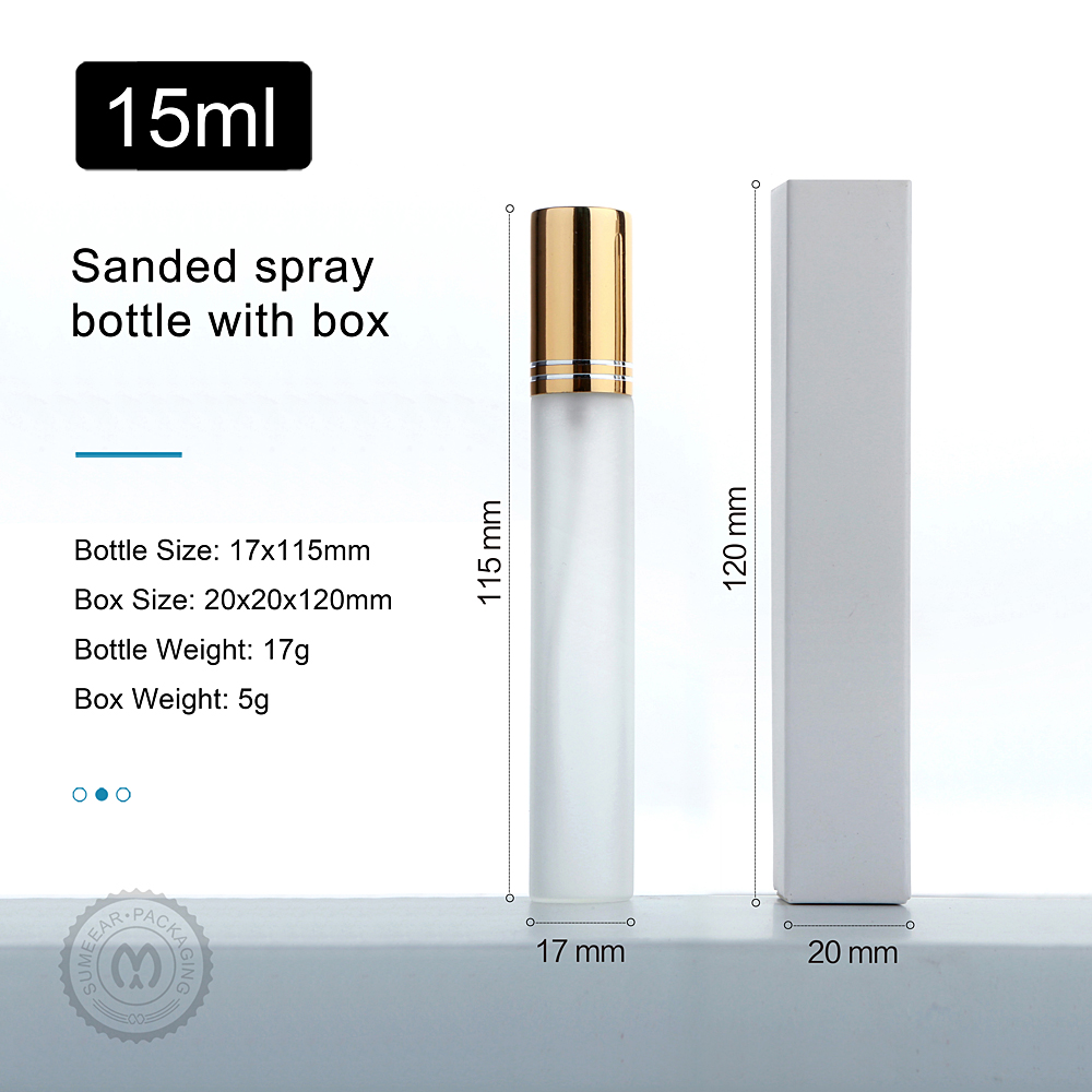 50/80Pcs 15ml Frosted Perfume  - Perfume Fragrance Logo ulasan dan harga