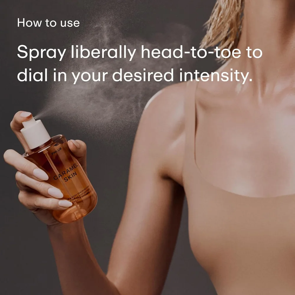 PHLUR Caramel Skin Hair & Body - Perfume Fragrance Hair Spray ulasan dan harga
