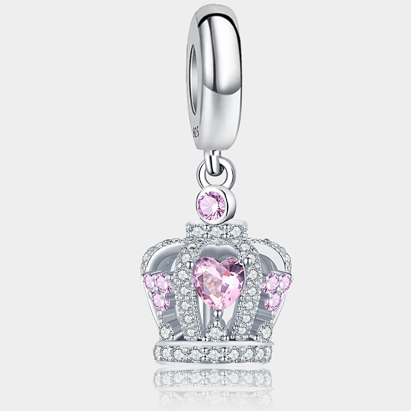 925 Sterling Silver Pink Crown - Perfume Fine Fragrance ulasan dan harga